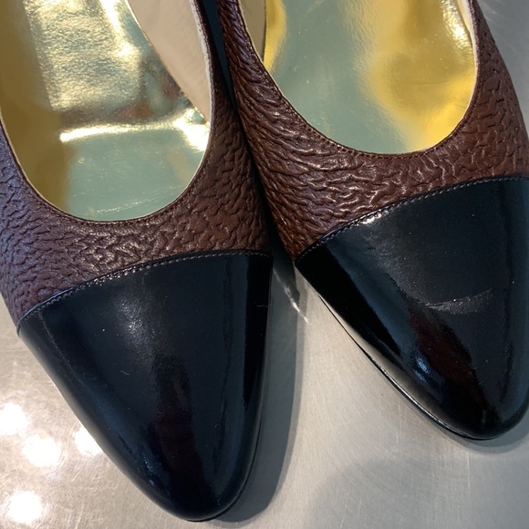 David Evins Brown & Black Spectator Pump Size 9 AA - Picture 2 of 14